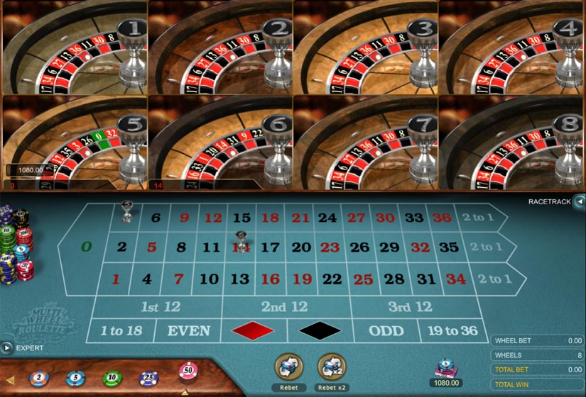 Multi Wheel Roulette Gold by Microgaming
