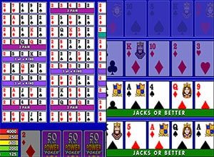 casino action video poker