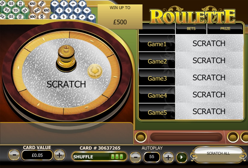 Roulette Scratch by Playtech